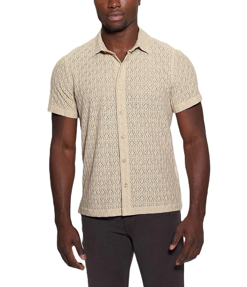 Guess Reeves Short Sleeve Woven Shirt