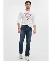 Guess Regular Fit Straight Leg Denim Jeans