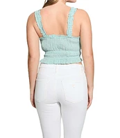 Guess Reya Gauze Sleeveless Top