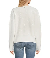 Guess Riley Sequin Cardigan Sweater