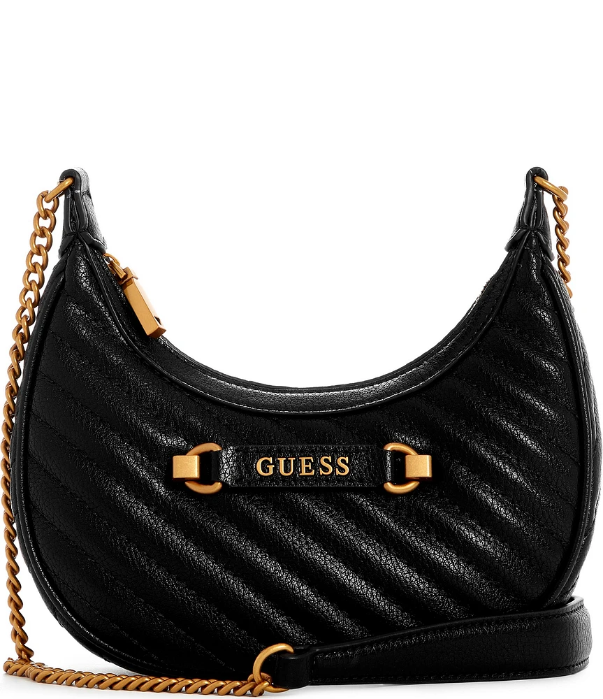 Guess Sela Mini Quilted Crossbody Bag