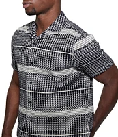 Guess Short Sleeve Arrow Jacquard Shirt