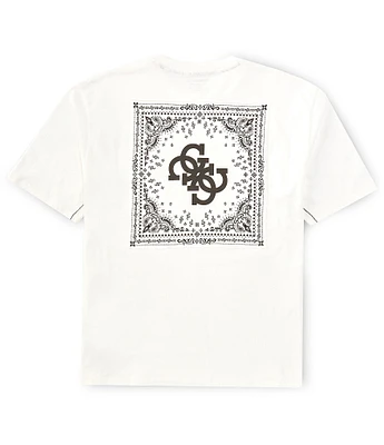 Guess Short Sleeve Bandana Applique T-Shirt