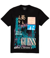 Guess Short Sleeve Basic Rise In The East Graphic T-Shirt