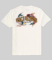 Guess Short Sleeve Koi Fish T-Shirt