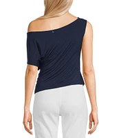 Guess Short Sleeve Off-The-Shoulder Miraya Top