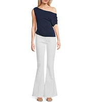 Guess Short Sleeve Off-The-Shoulder Miraya Top