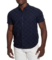 Guess Short Sleeve Parker Dobby Shirt