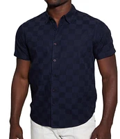 Guess Short Sleeve Parker Dobby Shirt