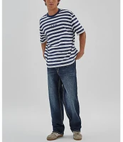 Guess Short Sleeve Simple Stripe T-Shirt