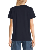 Guess Short Sleeve Sometimes Easy Graphic T-Shirt