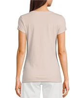 Guess Short Sleeve Triangle Rhinestone Ombre R3 T-Shirt