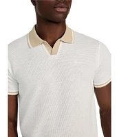 Guess Short Sleeve Weston Knit Polo Shirt