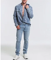 Guess Slim Fit Straight Leg Denim Jeans
