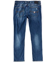 Guess Slim Fit Tapered Destructed Detail Jeans