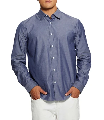 Guess Soft Chambray Long Sleeve Shirt