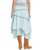Guess Tanya Denim Midi Skirt