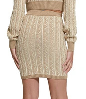 Guess Tiffany High Rise Fitted Sweater Skirt
