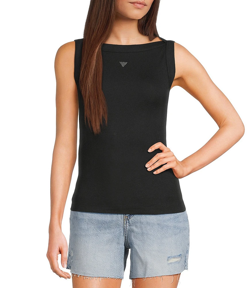 Guess Tina Sleeveless Rib Tank Top