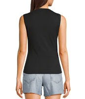 Guess Tina Sleeveless Rib Tank Top