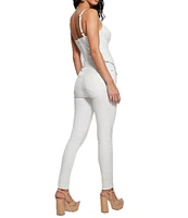 Guess Vanna Guess Belted Skinny Leg Jumpsuit