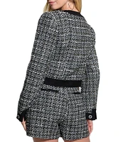 Guess Yvonne Mix Denim Tweed Jacket