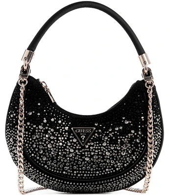 Guess Zalina Rhinestone Small Hobo Bag