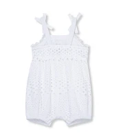 Habitual Baby Girls 12-24 Months Sleeveless Eyelet-Embroidered Babydoll Romper