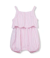 Habitual Baby Girls 12-24 Months Sleeveless Striped Tie-Front Romper