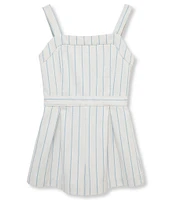 Habitual Big Girls 7-14 Sleeveless Strappy Striped Romper