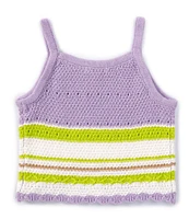 Habitual Big Girls 7-16 Crochet Tank Top