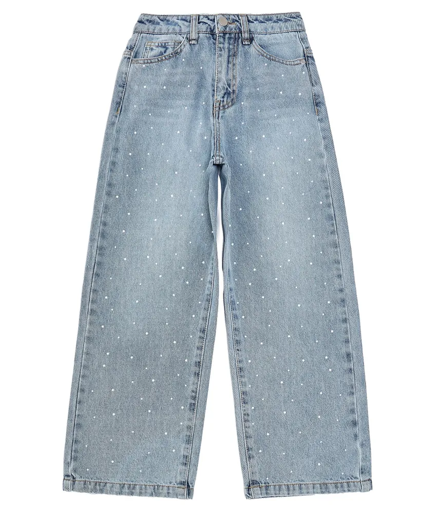 Habitual Big Girls 7-16 Embellished Denim Jeans