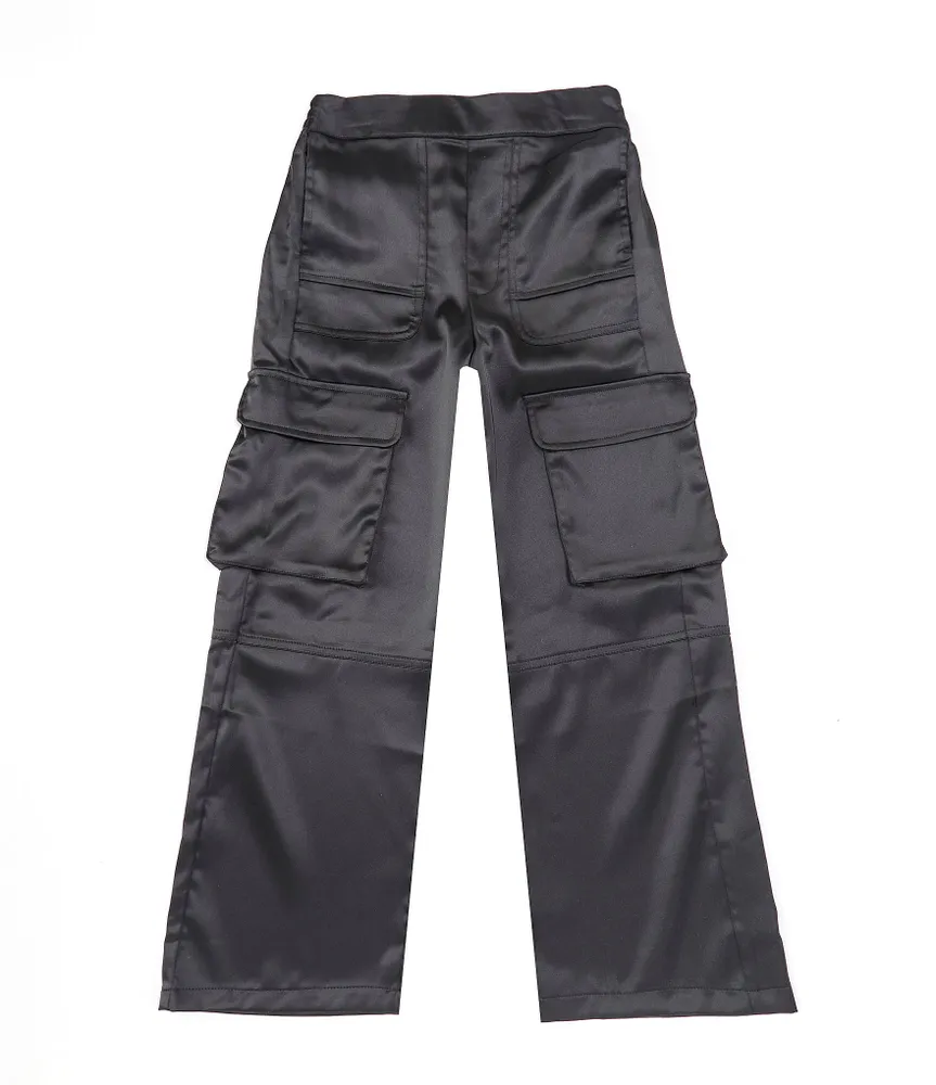 Habitual Big Girls 7-16 Satin Cargo Pants