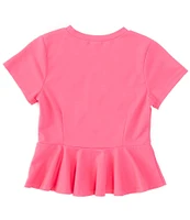 Habitual Big Girls 7-16 Short Sleeve Knit Top