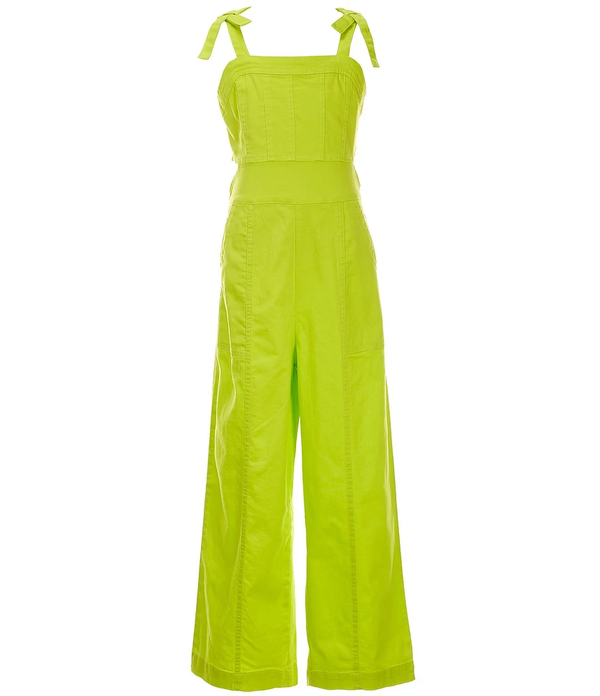 Habitual Big Girls 7-16 Wide Leg Cutout Jumpsuit