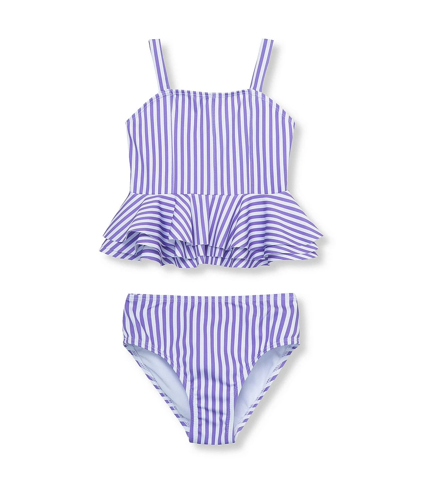 Habitual Little Girls 2T-6 Fem Fem With Ruffles 2-Piece Swimwear