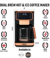 Haden Dual Brew 12-Cup Hot & Iced Digital Drip Coffee Maker