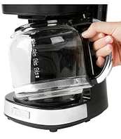 Haden Haden HADEN Drip Coffee Maker 12 Cup Countertop Coffee Machine for Home with Glass Coffee Carafe