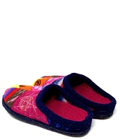 HAFLINGER Calypso Patchwork Wool Mule Slippers