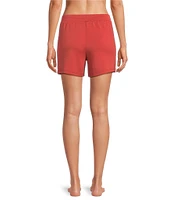 Half Moon by Modern Movement Knit Drawstring Tie Closure Coordinating Lounge Shorts