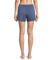 Half Moon by Modern Movement Knit Drawstring Tie Closure Coordinating Lounge Shorts