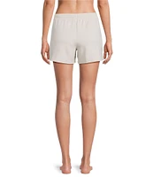 Half Moon by Modern Movement Knit Drawstring Tie Closure Coordinating Lounge Shorts