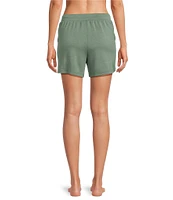 Half Moon by Modern Movement Knit Drawstring Tie Closure Coordinating Lounge Shorts