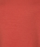Half Moon by Modern Movement Short Sleeve Crew Neck Knit Coordinating Lounge Top