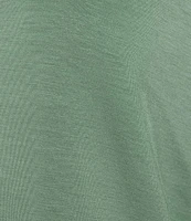 Half Moon by Modern Movement Short Sleeve Crew Neck Knit Coordinating Lounge Top