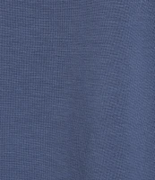 Half Moon by Modern Movement Short Sleeve Crew Neck Knit Coordinating Lounge Top
