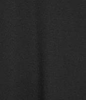 Half Moon by Modern Movement Solid Short Sleeve Round Neck Knit Lounge Dress