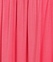 Half Moon by Modern Movement Solid Strapless Knit Tunic