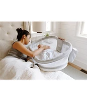 HALO® BassiNest® Swivel Sleeper Luxe Series - Dove Grey Tweed