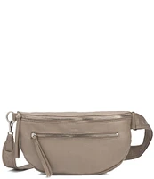 Hammitt Charles Brushed Silver Large Belt Bag